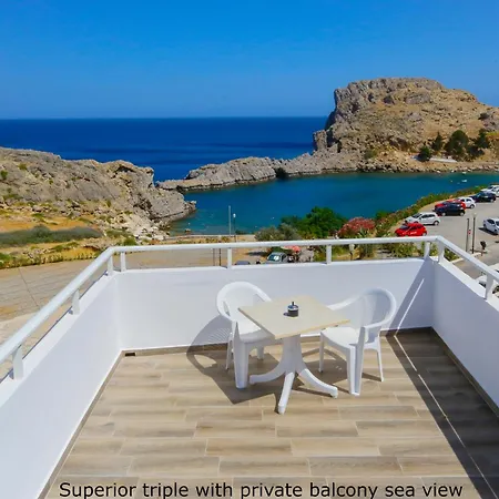 St. Paul's Bay View Apartament Líndos